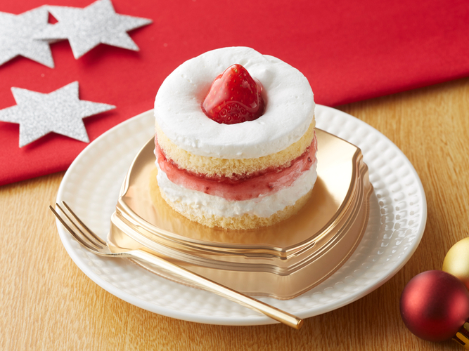 苺のキャンドルケーキ イメージ画像