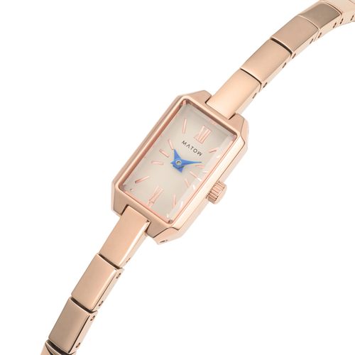 清月 / ミニスクエア ローズゴールド &yen;30,800(税込)