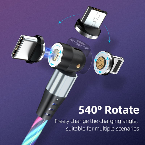 縦180°+横360°回転=最大540°回転するヘッドで自由自在に動かせる!