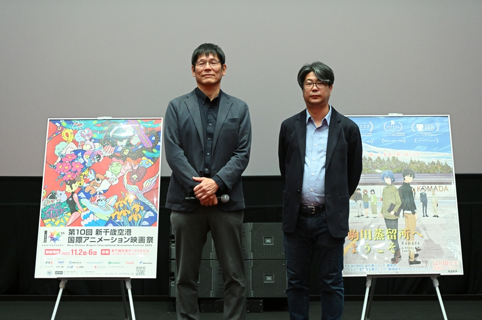左:堀川憲司氏(代表取締役、プロデューサー)、右:相馬紹二氏(取締役、プロデューサー)