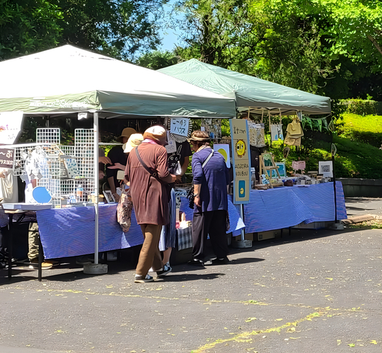 福祉事務所による雑貨販売（昨年度の様子）