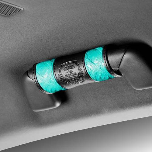 アシストグリップカバー SSモデル モノグラムレザーオーシャンブルー【HA749-01-01】