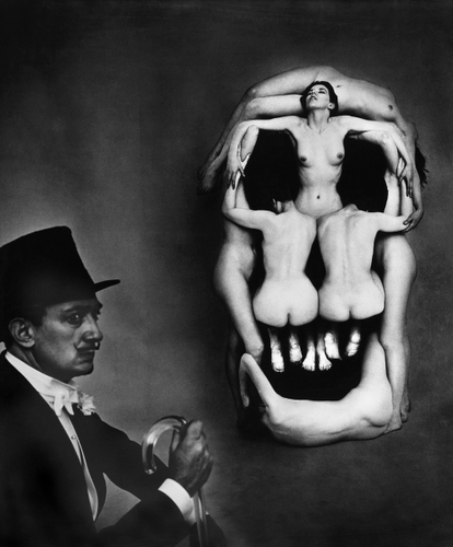 フィリップ・ハルスマン《官能的な死》1951年 公益財団法人諸橋近代美術館 Photo by Philippe Halsman (C) The Philippe Halsman Archive