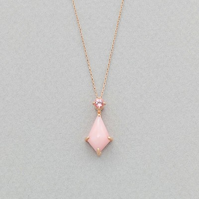 K10PG NECKLACE /PINK OPAL, TOPAZ  \27,500（税込）