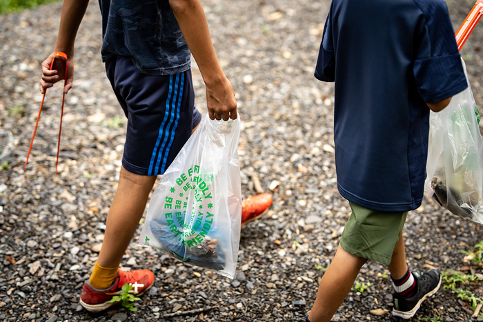 上野小学校企画「トライ&ldquo;クリーン&rdquo;アスロン」