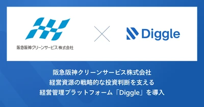 阪急阪神クリーンサービス株式会社、「Diggle予実管理」と「Diggle人員管理」の同時導入で、人員管理と利益管理を連動させた精度の高い経営管理体制の構築を目指す