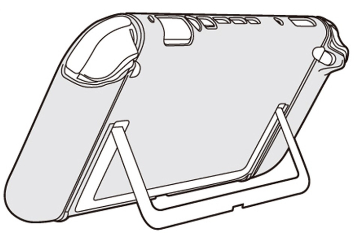 背面スタンド使用イメージ