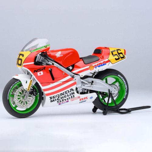 AUTOart 1/12スケール ホンダ NSR500 WGP500 #56 「バリバリ伝説」 (「巨摩 郡」 ヘルメット付属)