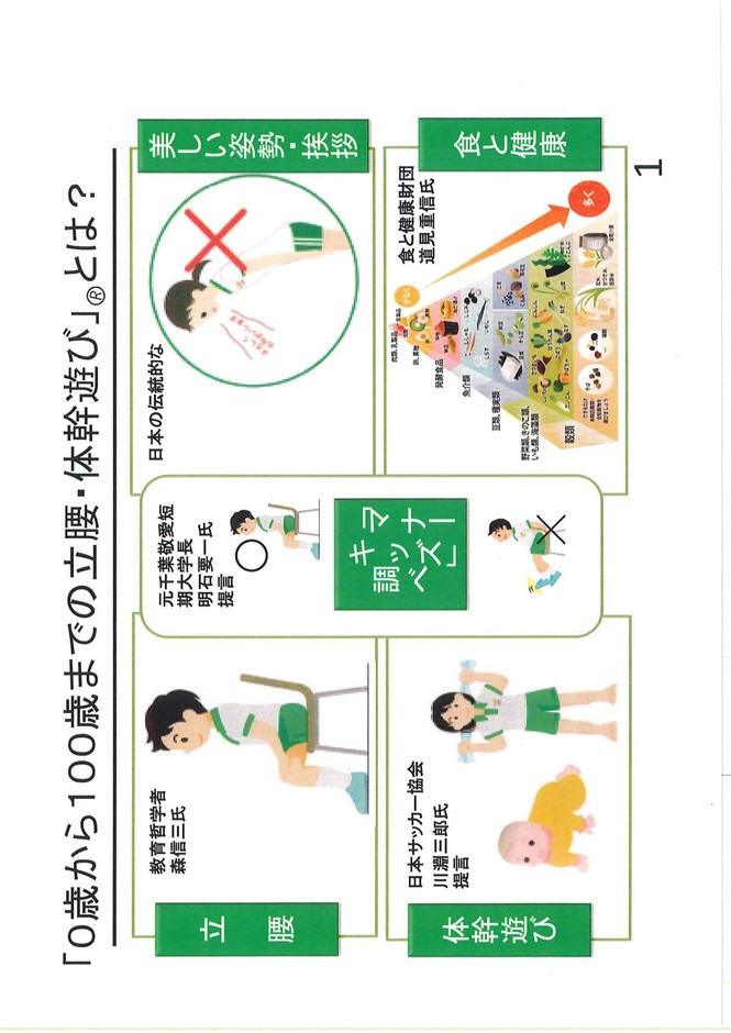立腰・体幹遊びとは