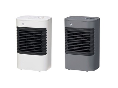 ロング電源コードの脱衣所用セラミックヒーター YKT-S640GM