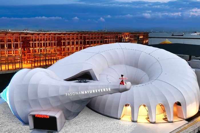 ▲大阪・関西万博のパビリオン&ldquo;PASONA NATUREVERSE&rdquo;