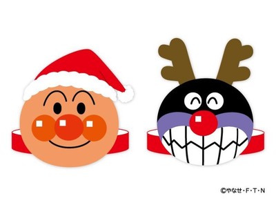 クリスマス期間限定のお面工作