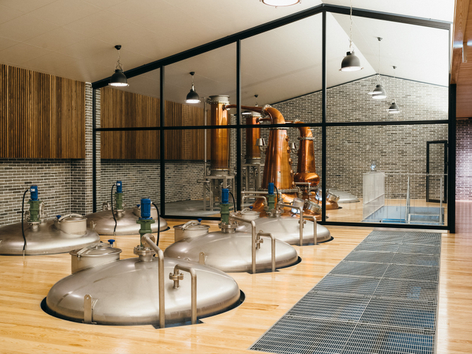 御岳蒸留所の蒸留釜