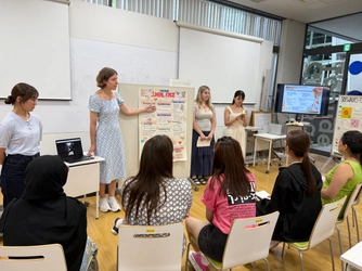 12か国の留学生と全編英語で行う国際共修プログラム　約2週間の協働学習の成果を発表するポスターセッションを7/1に開催