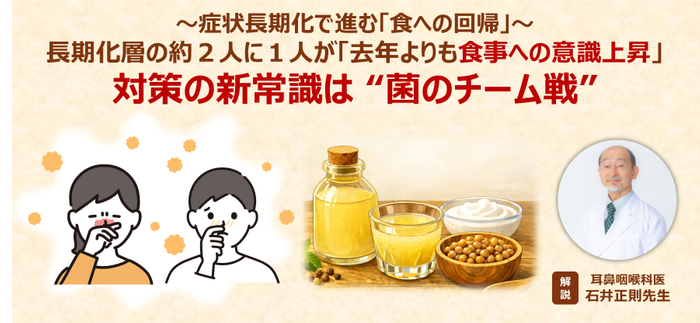 症状長期化で進む「食への回帰」