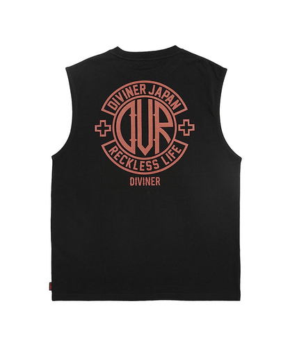 Clique Logo Nosleeve(ブラック/レッド)