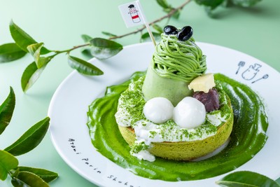 むっちゃ抹茶プリンパンケーキ 1,500円