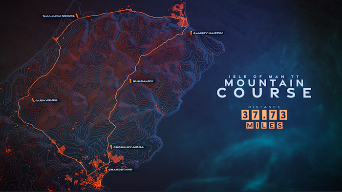 マン島の大きさは東京23区の9割ほどの大きさで、コースは1周約60.7km