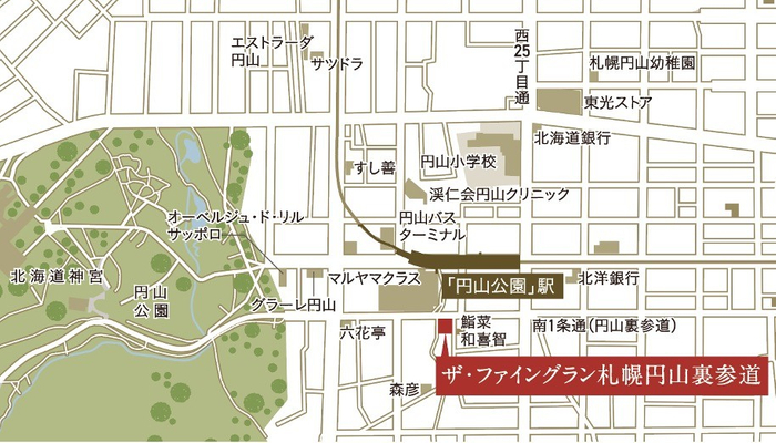 現地案内図