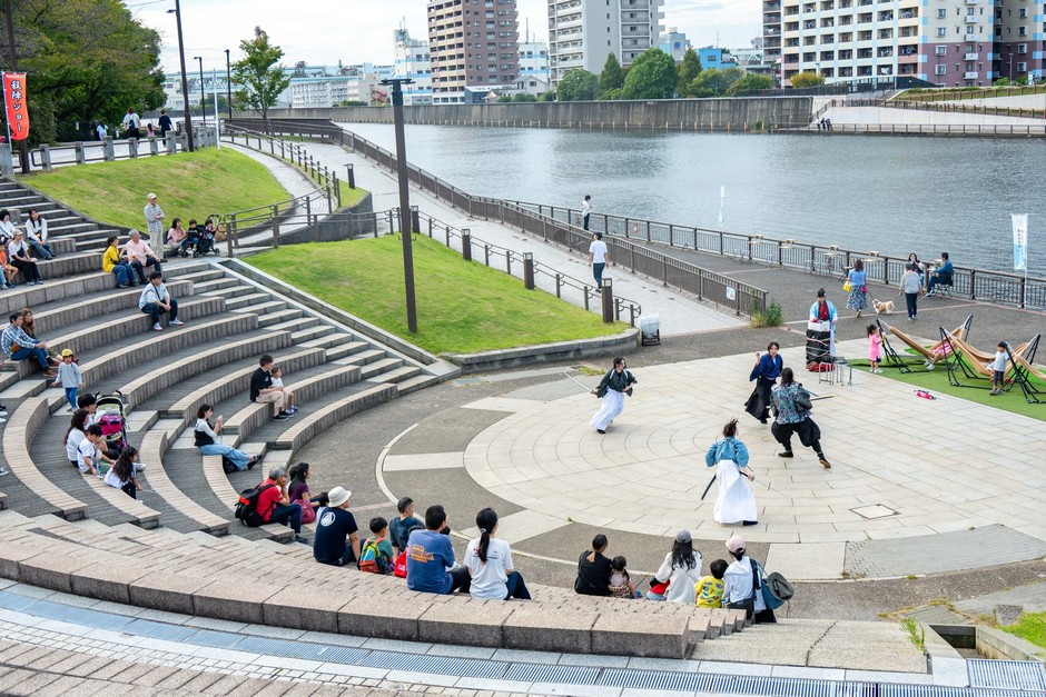 あらかわ遊園・宮前公園 隅田川テラス