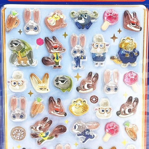 ディズニーのボンボンドロップシール