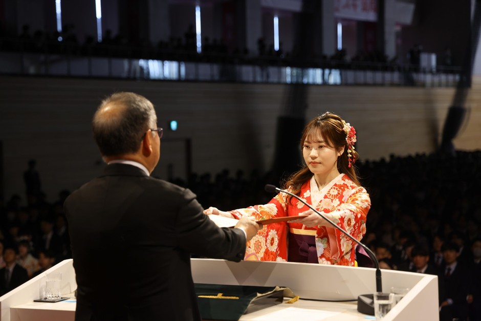 農学部代表の藤代乙華さん