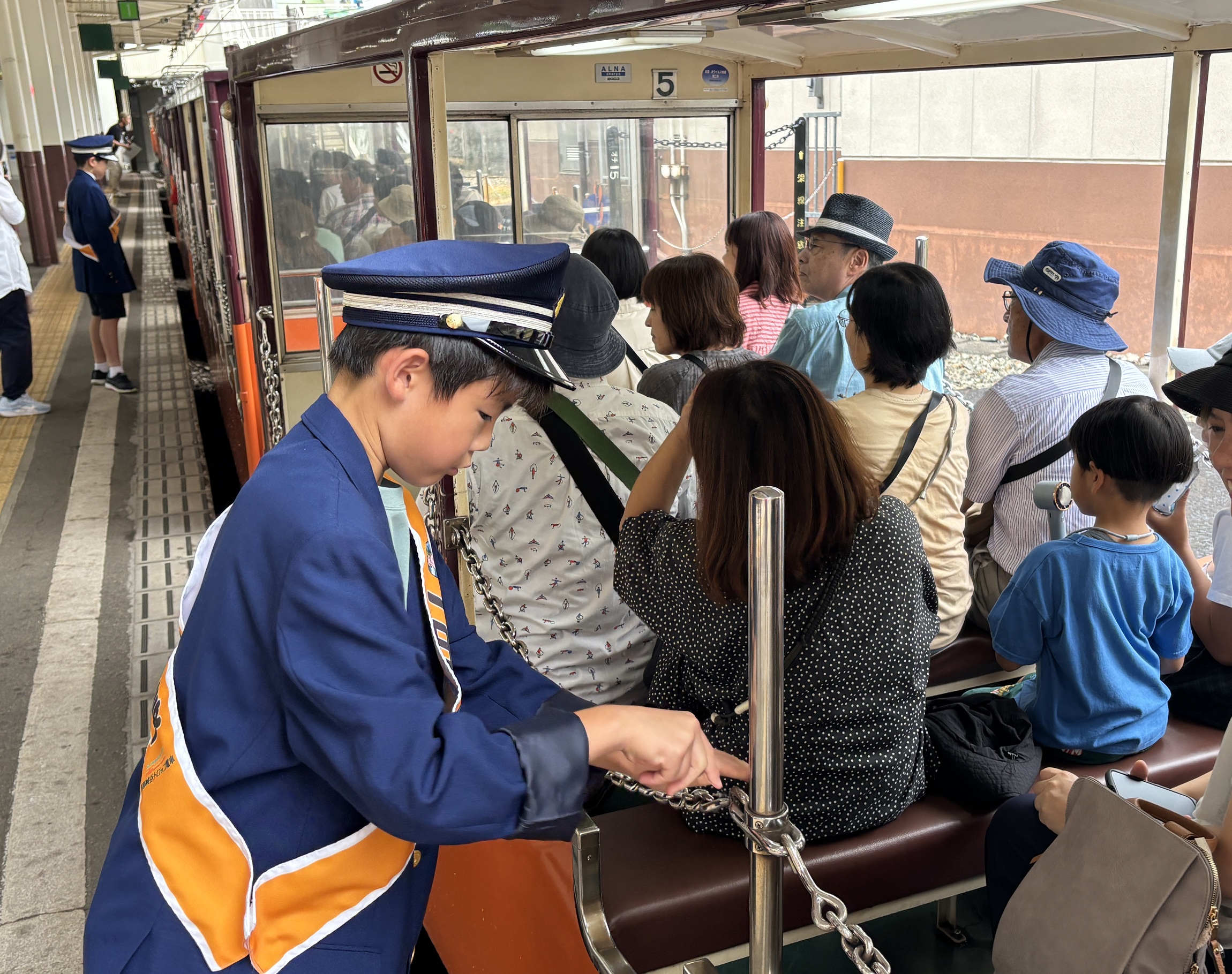 鎖かけ体験