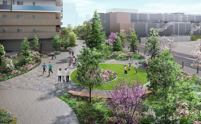 【コミュニティパーク完成予想図】