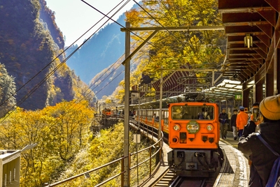 欅平駅ホーム