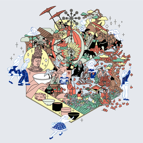 イラスト(ロゴと併用)