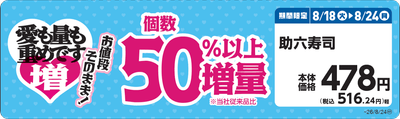 助六寿司　販促画像　