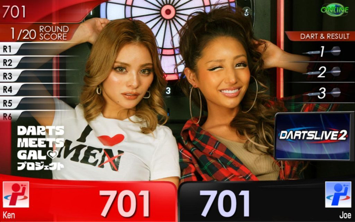 0コインで配布中のダーツライブテーマ