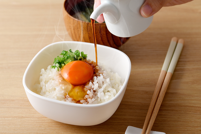 深さがあるので、たまごかけご飯なども楽しむことができます