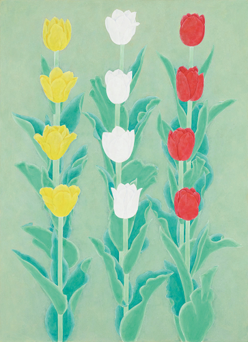 渡辺信喜「チューリップ」 (&ldquo;うたの原風景&rdquo;より)平成30年 個人蔵