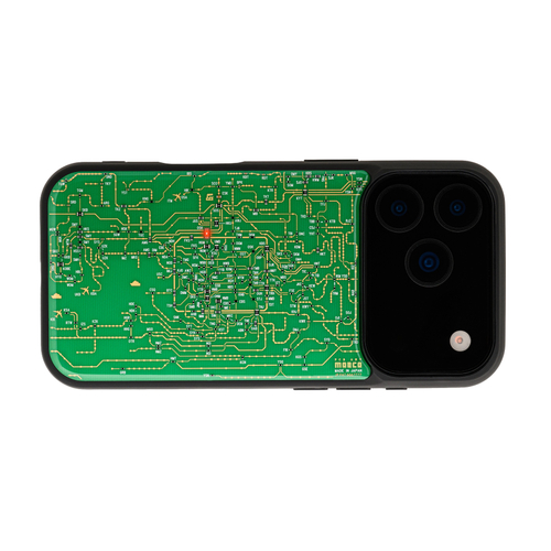 FLASH 関西回路線図 iPhone 17 Proケース　緑