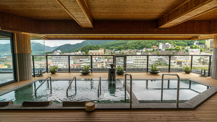 旅館あぶらや燈千 大浴場 