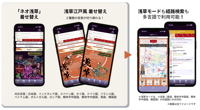 浅草テーマの着せ替え