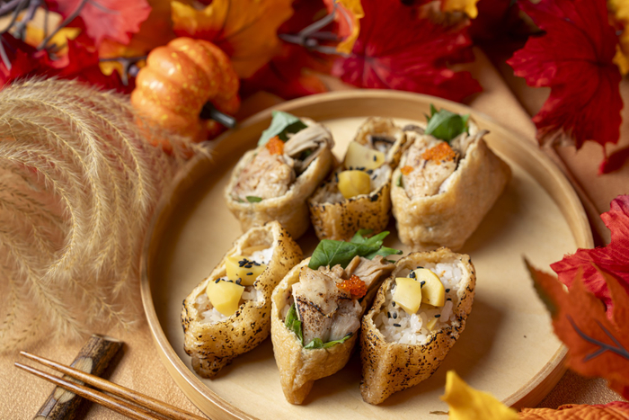 写真：秋の味覚いなり