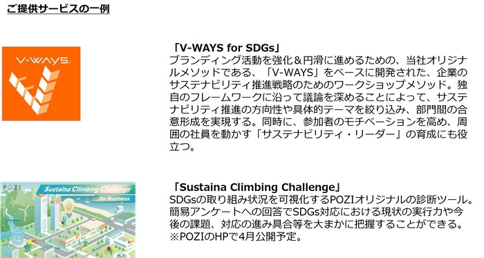 ご提供サービスの一例