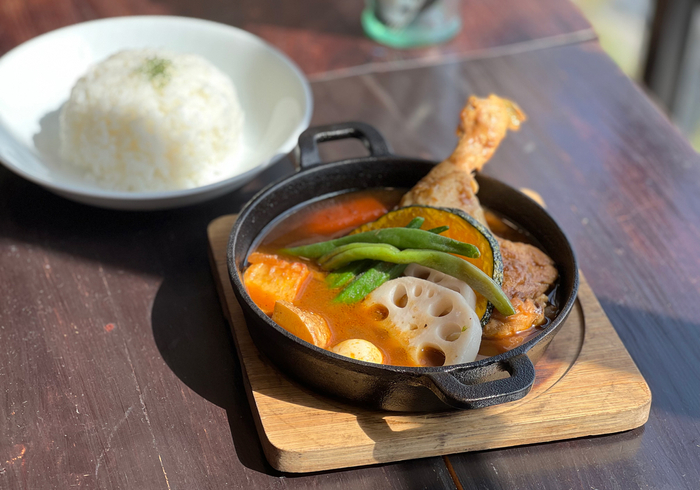 一番人気の自慢のスープカレー