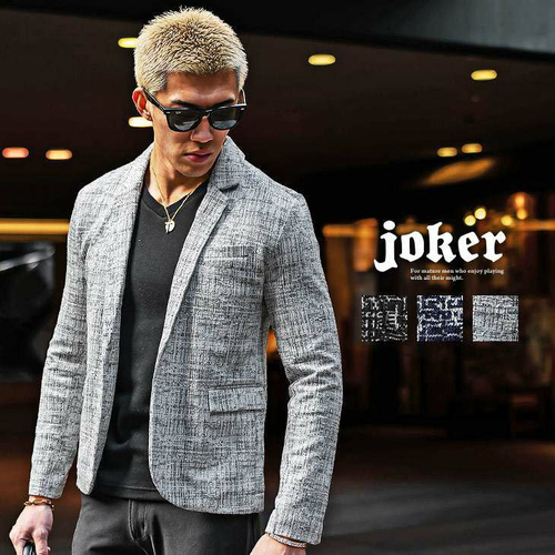 モザイクチェックテーラードジャケット