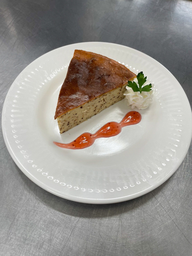 (優秀賞作品) 紅茶風味のバナナ ベイクドチーズケーキ