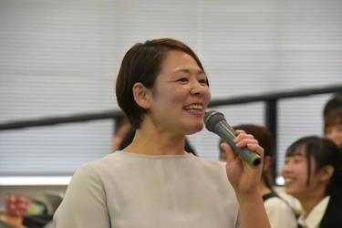 【名城大学】アテネ・北京両五輪の柔道女子金メダリスト 谷本歩実・薬学部特任教授が今年度初めての講義