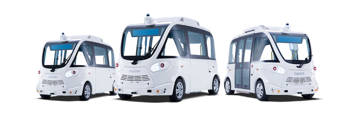 図2.自動運転EVバスイメージ