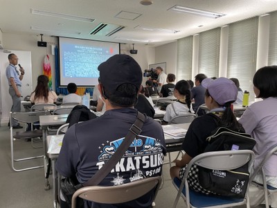 講話の様子（昨年度）