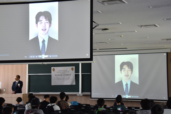 藤井聡太六冠のメッセージ動画