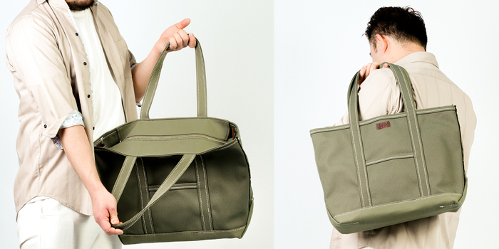 [ファスナー付き] Lサイズ(カーキ)