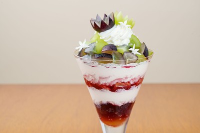 2種の葡萄パフェ