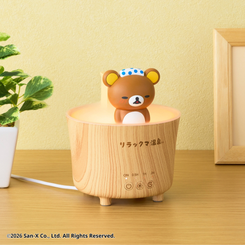 加湿量を絞り、湯けむりモード