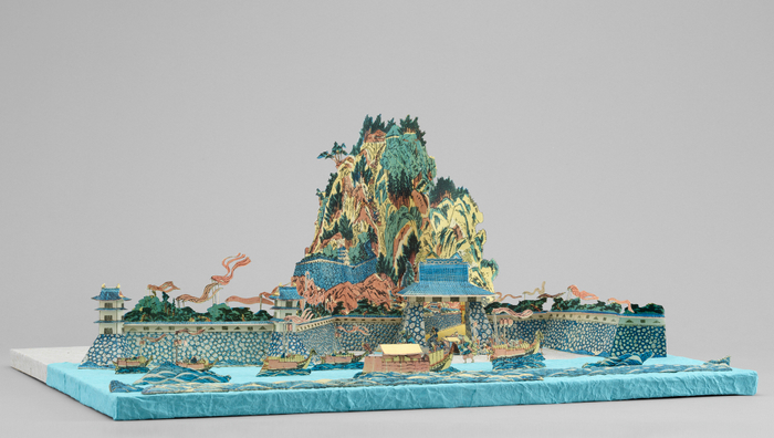 Photo.17 カラープリントによる組上げ見本　制作：トニー・コール　撮影：エス・アンド・ティ フォト